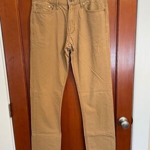 Mens Old Navy Slim Fit Pant British Khaki 33x36